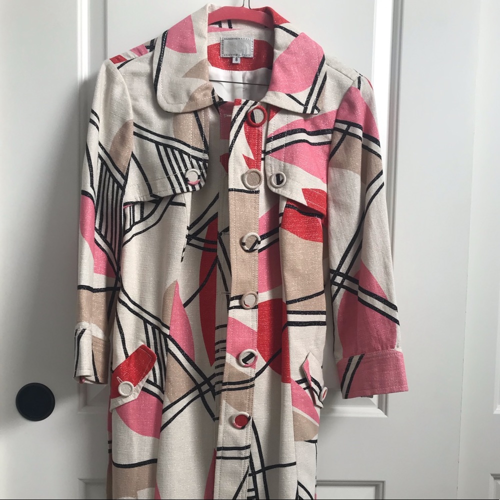 Alberto Makali Print Jacket Size 8